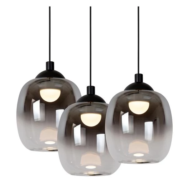 Lucide TAMINO - Pendant light - LED Dim. - 5x5,6W 3000K - Black - detail 1